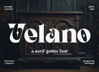 Velano a Serif Gothic Font preview image 1