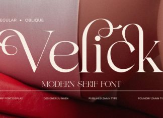 Velick Font Family preview image 1
