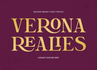Verona Realies – Elegant Serif Font preview image 1