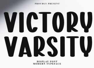 Victory Varsity Font preview image 1