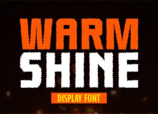 Warm Shine Font preview image 1