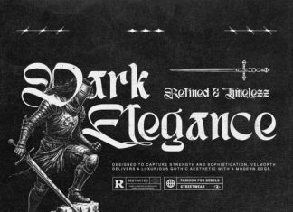 Zerothen Blackletter Font preview image 2