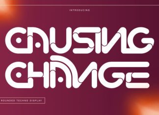 Causing Change – Monoline Font  preview image 2