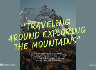 Glast Blitch Handwritten Font preview image 3