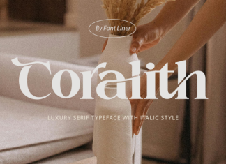Coralith DEMO Font preview image 1