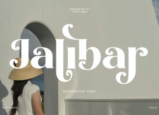 Jalibar Font preview image 1
