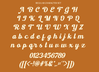 Caramel Delight DEMO Font preview image 2