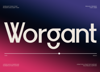 Worgant Font preview image 1