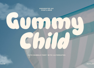 Gummy Child Font preview image 1