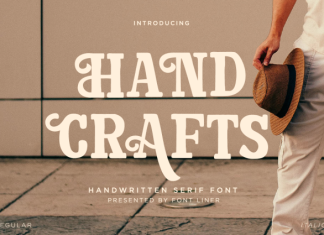 Hand Crafts Font preview image 1