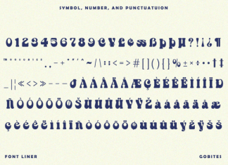 Gobites Font preview image 2