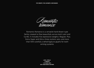 Romantic Romance Font preview image 2