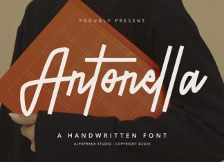Antonella – Handwritten Font preview image 1