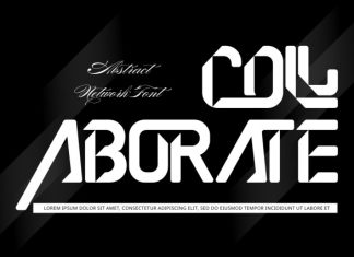 Abstract Network – Futuristic Font preview image 2