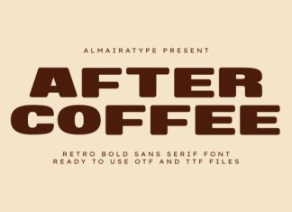 After Coffee Font preview image 1