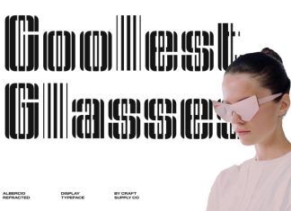Albercio Refracted Font preview image 2