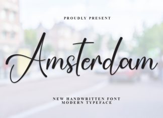 Amsterdam Font preview image 1