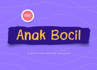 Anak Bocil Font preview image 1