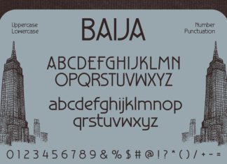 BAIJA – Classic Heritage Display Font preview image 2