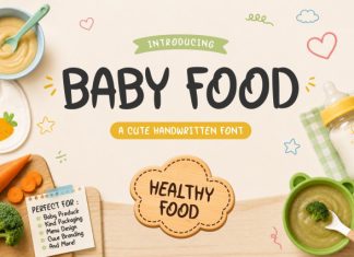 Baby Food – Cute Handwritten Font preview image 1