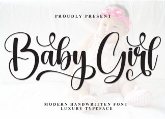 Baby Girl Font preview image 1