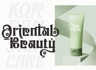 Bamseok Korea Font preview image 2