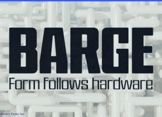 Barge Font Family preview image 1