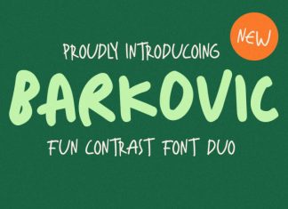 Barkovic Casual Handwritten Font preview image 1
