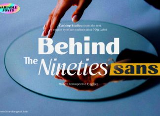 Behind The Nineties Sans 12 Fonts preview image 1