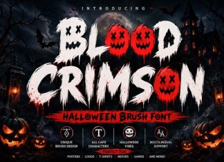 Blood Crimson Font preview image 1