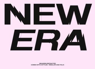 Branden Refracted Font preview image 3