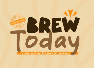 Brew Today Font preview image 1