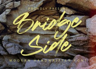 Bridge Side Font preview image 1