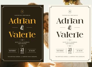 Browgia – Elegant Luxury Typeface Font preview image 3