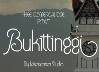 Bukittinggi Font preview image 3