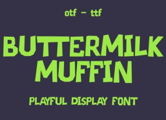 Buttermilk Muffin Font preview image 1