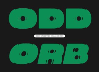 CS Arola Refracted Font preview image 3