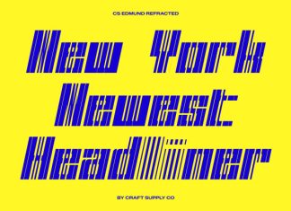 CS Edmund Refracted Font preview image 3