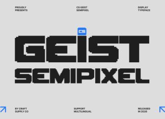 CS Geist Semipixel Font preview image 1