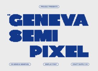 CS Geneva Semipixel Font preview image 1