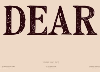 CS Quade Stamp Font preview image 2