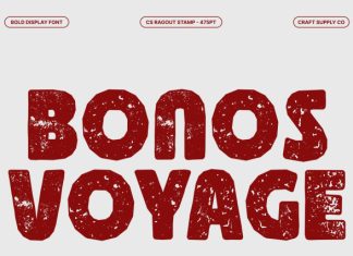 CS Ragout Stamp Font preview image 2