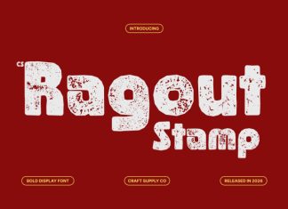 CS Ragout Stamp Font preview image 1