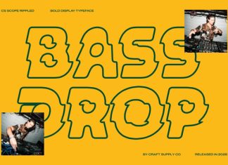 CS Scope Rippled Font preview image 3