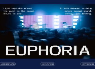 Campeno Refracted Font preview image 3
