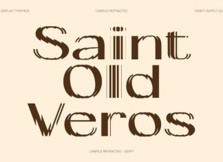 Canpile Refracted Font preview image 2