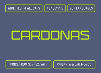 Cardonas Font preview image 1