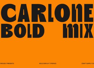 Carlone Mix Font preview image 1