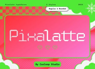 Cas Pixalatte Y2K Pixel 2 Fonts preview image 1