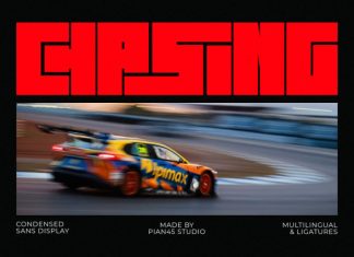Chasing – Condensed Sans Display Font preview image 1
